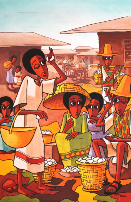 Ethiopian market scene